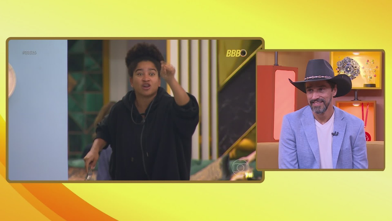 Alberto Cowboy assiste ao vídeo de provocações de Milena e comenta embates com sister