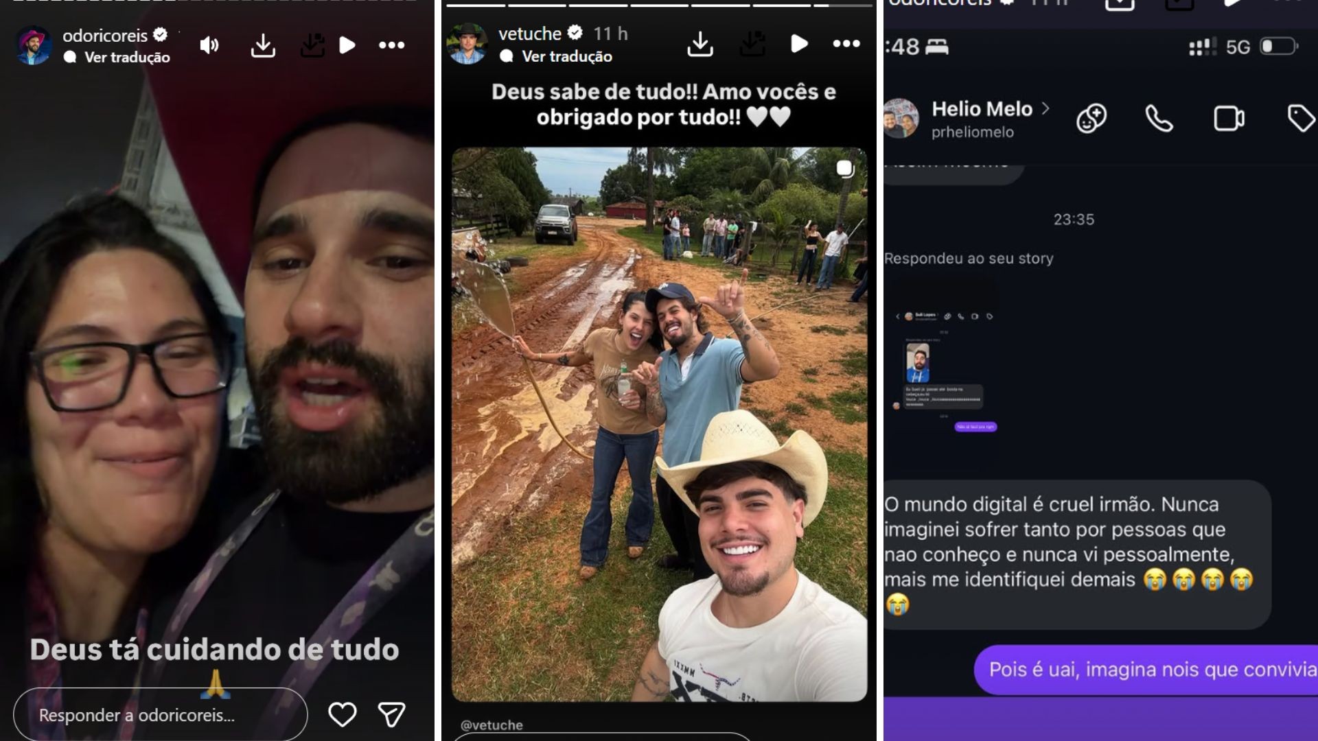 Amigos lamentam fim do namoro de Ana Castela e Zé Felipe: 'Amo vocês'
