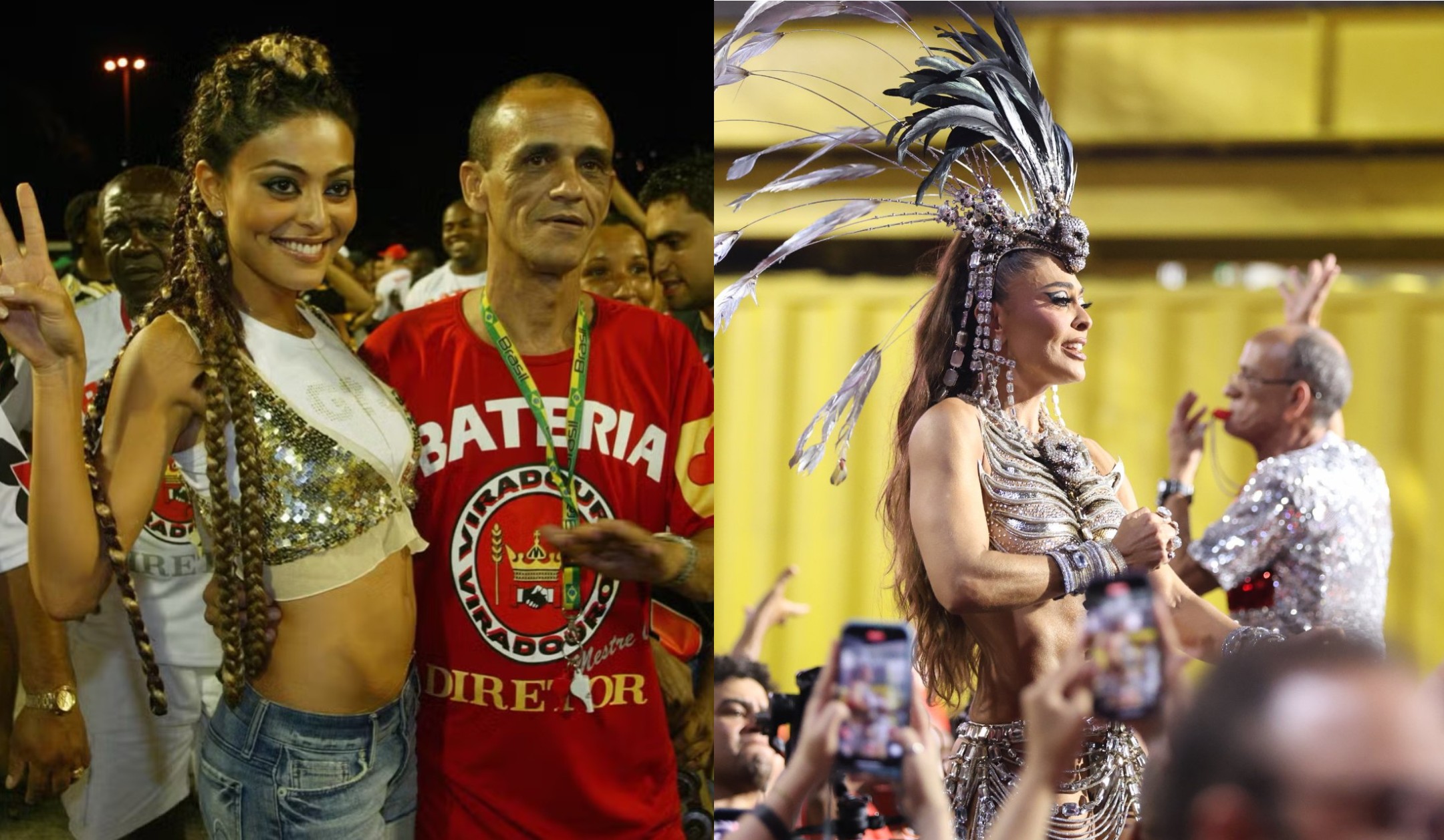 Rainhas de bateria do Mestre Ciça na Viradouro: além de Ju Paes, ex-dançarina do É o Tchan e mais