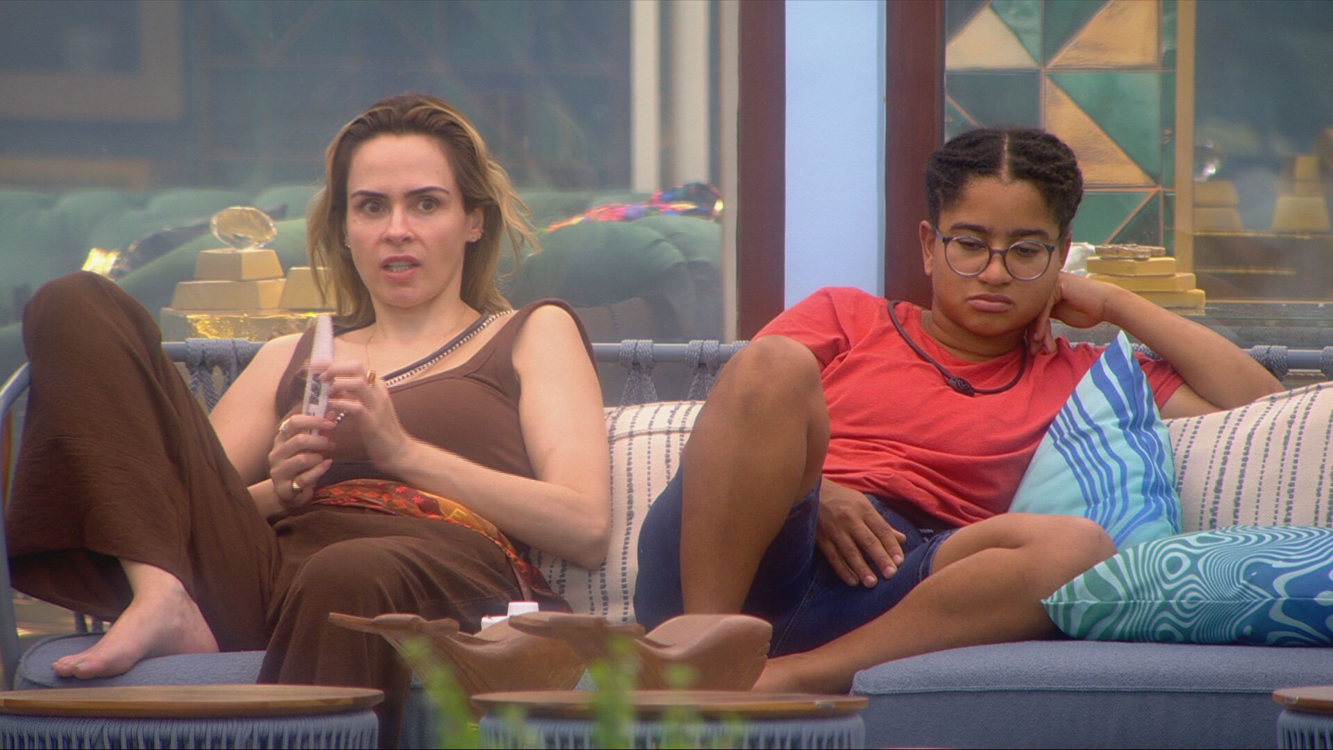 Ana Paula Renault e Samira planejam 'dar um susto' em grupo: 'Quem estiver mais risonho'