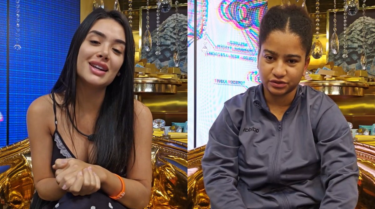 BBB 26: após conversa, Jordana manda coração e Milena responde com 'vômito' no Queridômetro
