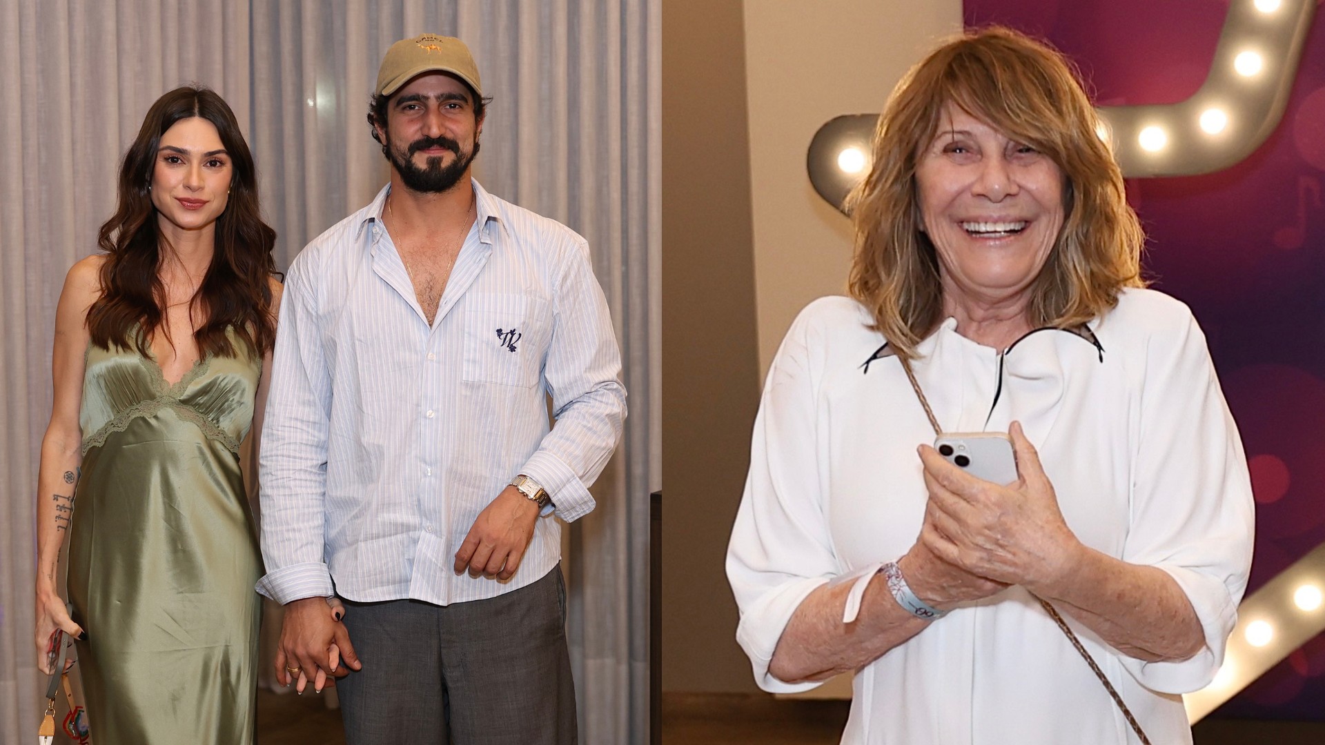 Famosos marcam presença em show de Maria Bethânia no Rio