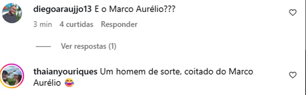 Fãs brincam em publicação de Dieckmann — Foto: Reprodução/Instagram