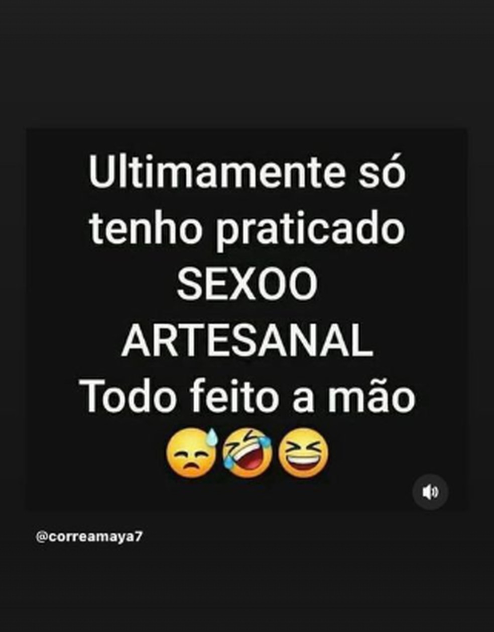 Gracyanne Barbosa publica meme sobre vida sexual — Foto: Instagram