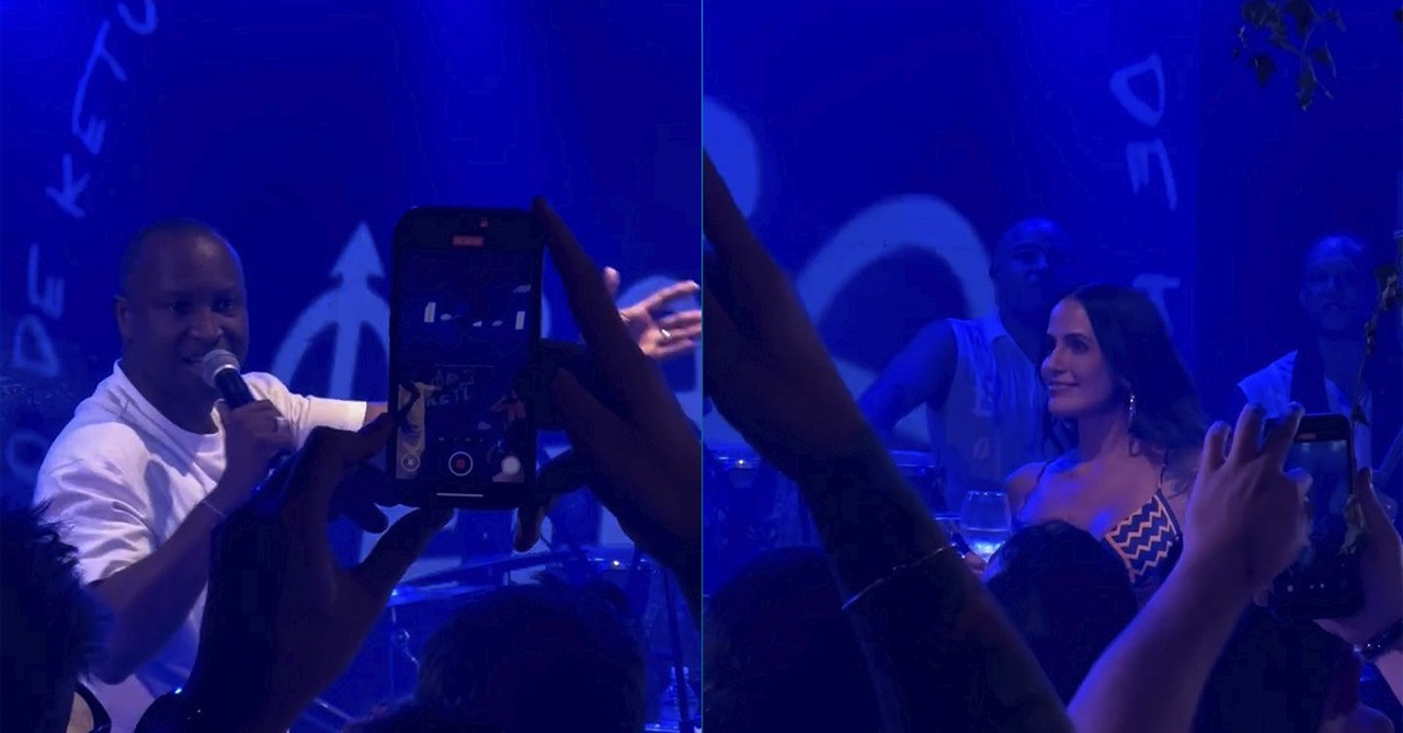 Carol Peixinho ganha declaração de Thiaguinho em festa de aniversário na Bahia: 'Mulher maravilhosa'