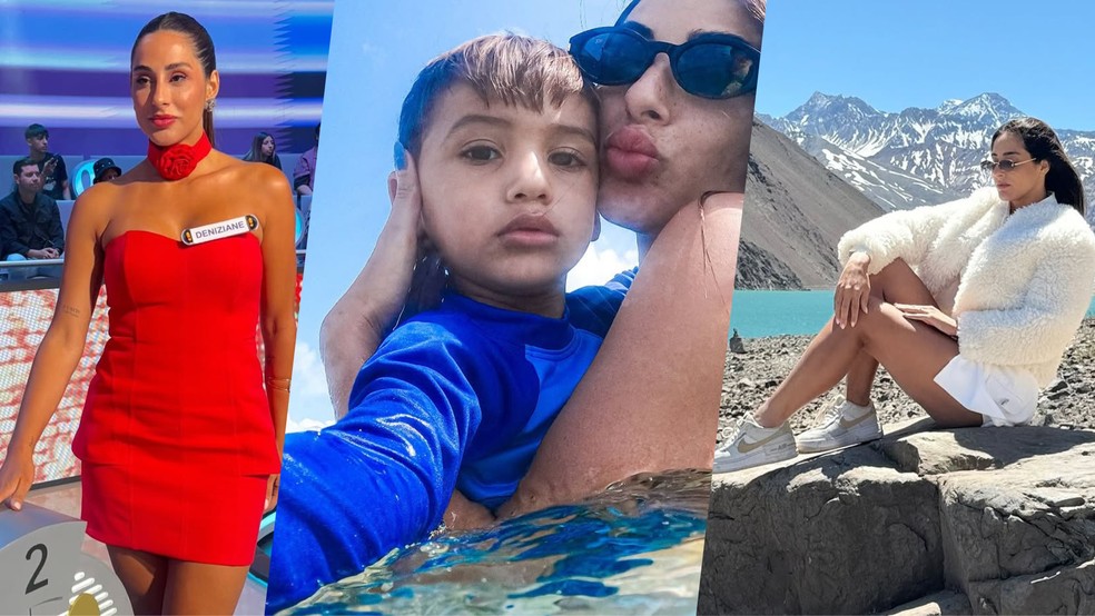 Deniziane realizou muitas de suas conquistas com o seu filho — Foto: Reprodução/Instagram