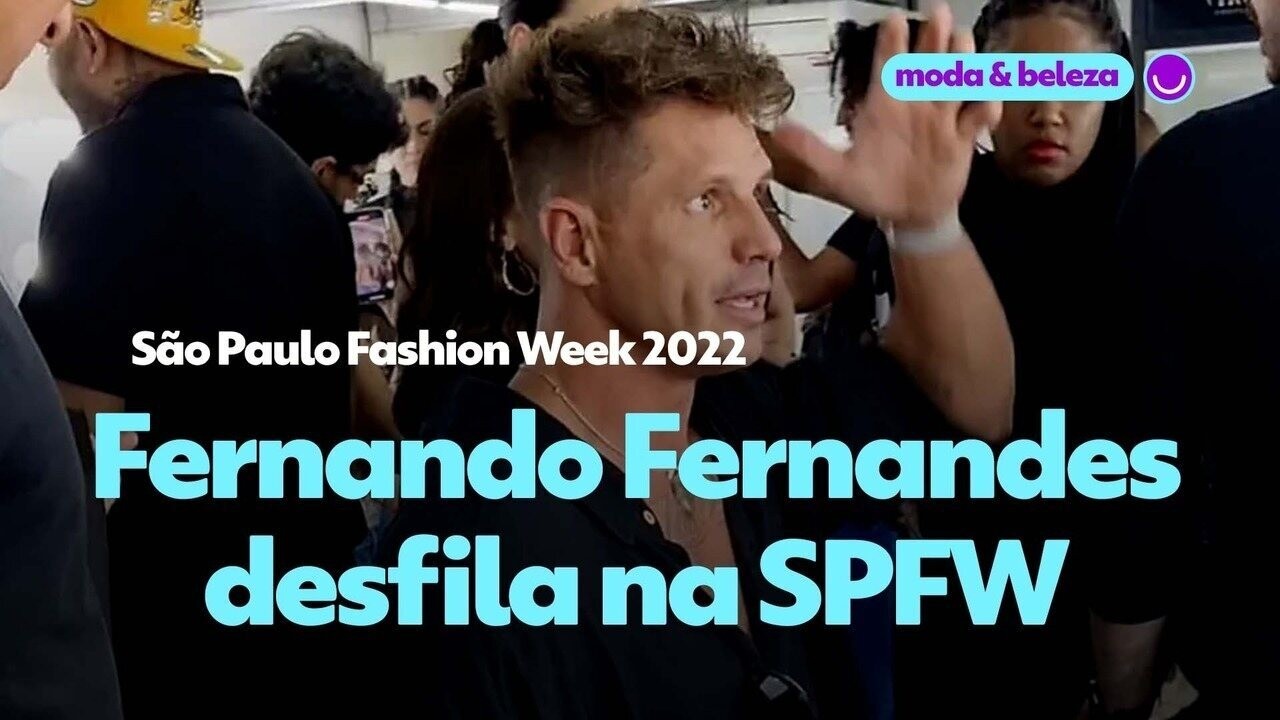 Fernando Fernandes desfila no SPFW e celebra diversidade | Gshow