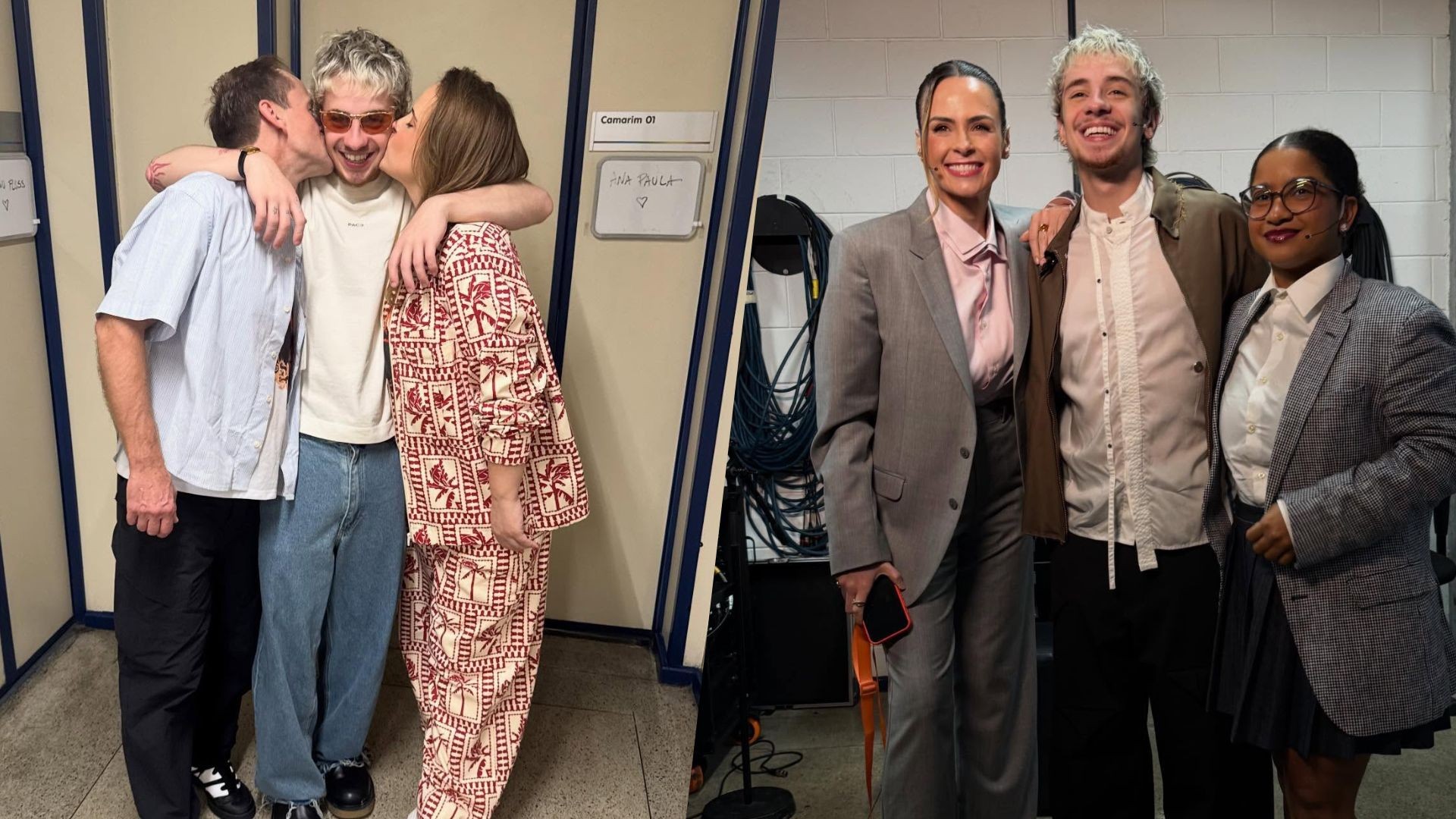 Juliano Floss abre álbum de fotos com Ana Paula Renault e Milena e se declara: 'Eternamente finalistas'