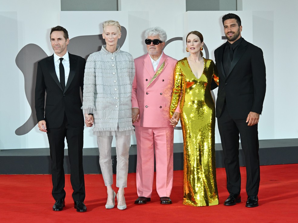 Suposto affair de Grazi Massafera já fez filme com Tilda Swinton e cena gay — Foto: Reuters