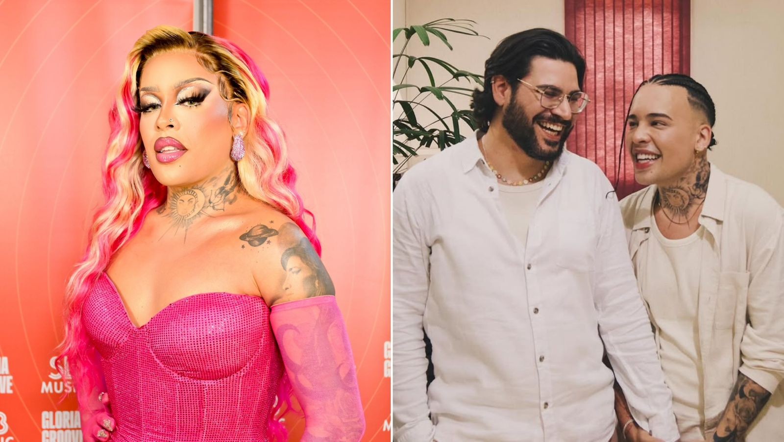 Recém-casada, Gloria Groove avalia futuro em família e brinca: 'Tentando engravidar'