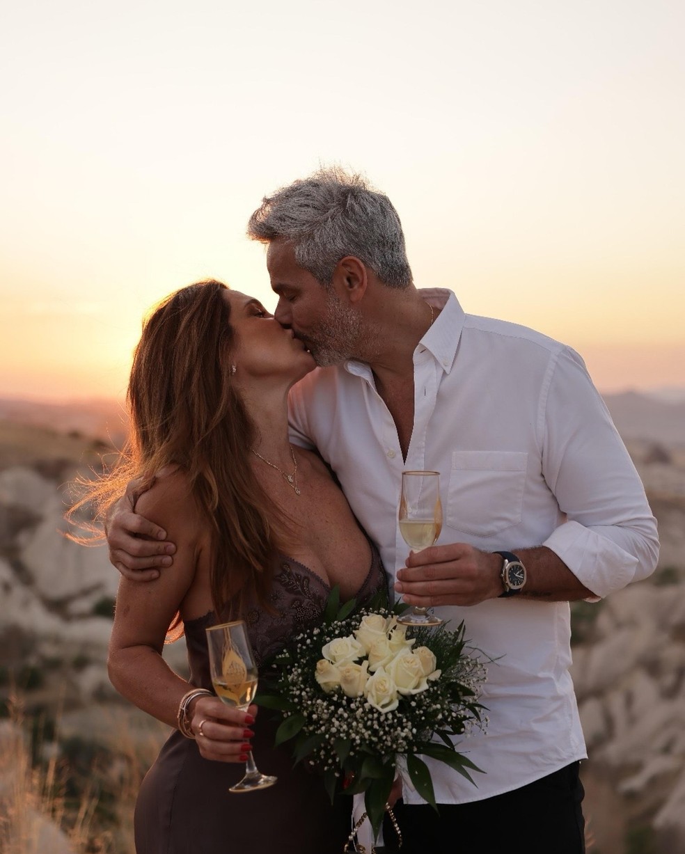 Otaviano Costa e Flavia Alessandra — Foto: Reprodução/Instagram
