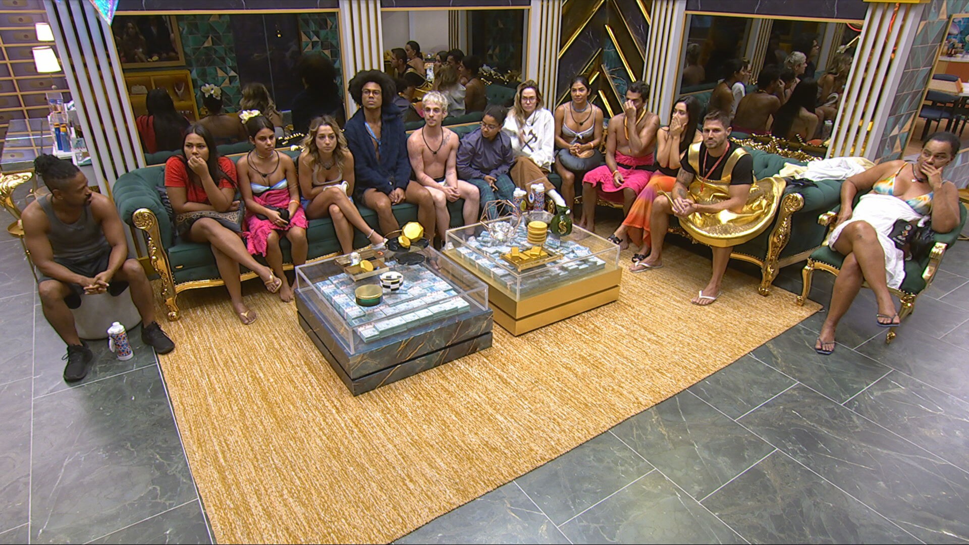 BBB 26: Ana Paula Renault, Breno, Jonas Sulzbach, Leandro Boneco e Solange Couto estão emparedados