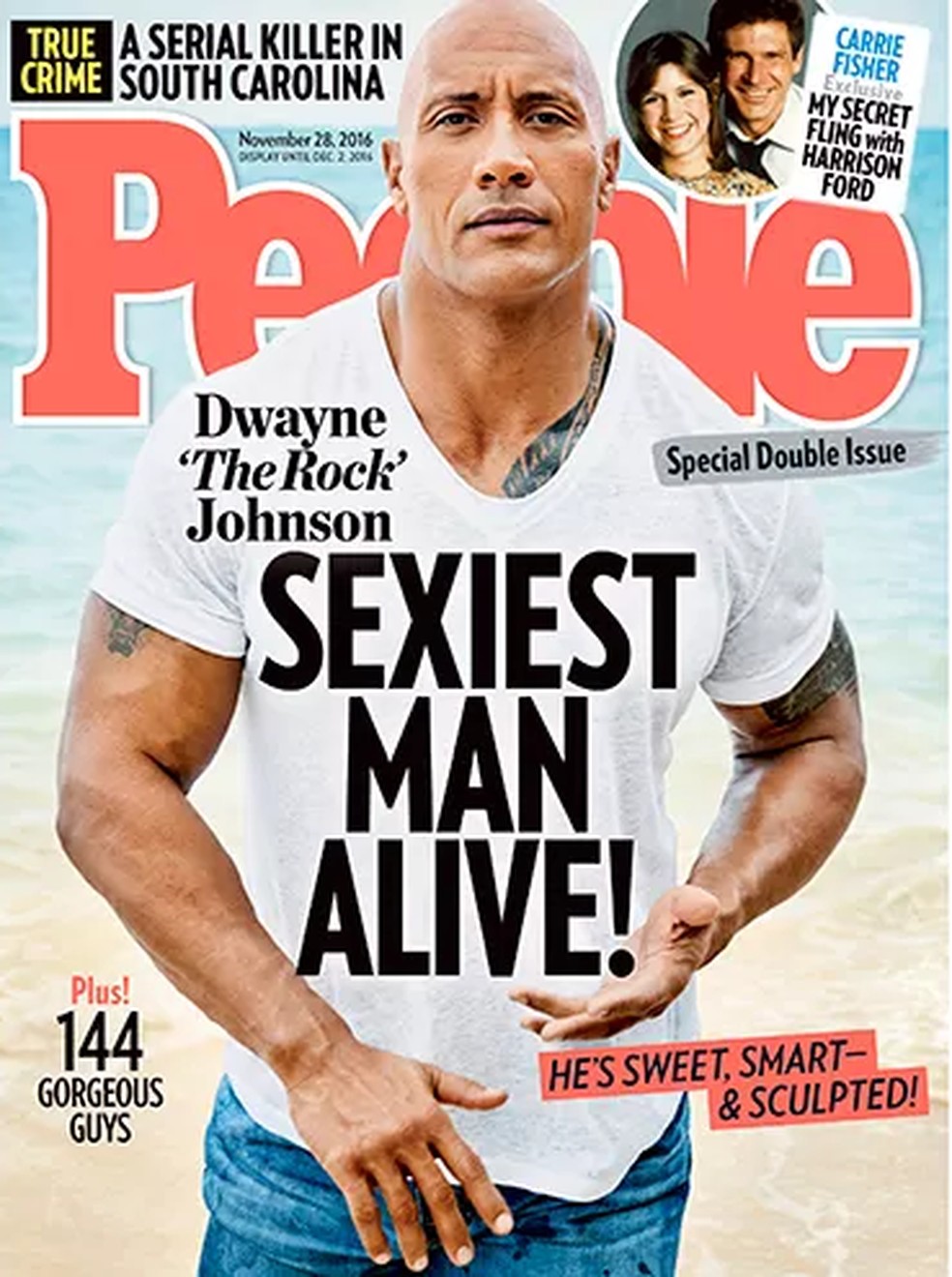 Dwayne 'The Rock' Johnson foi eleito homem do ano em 2016 — Foto: divulgação