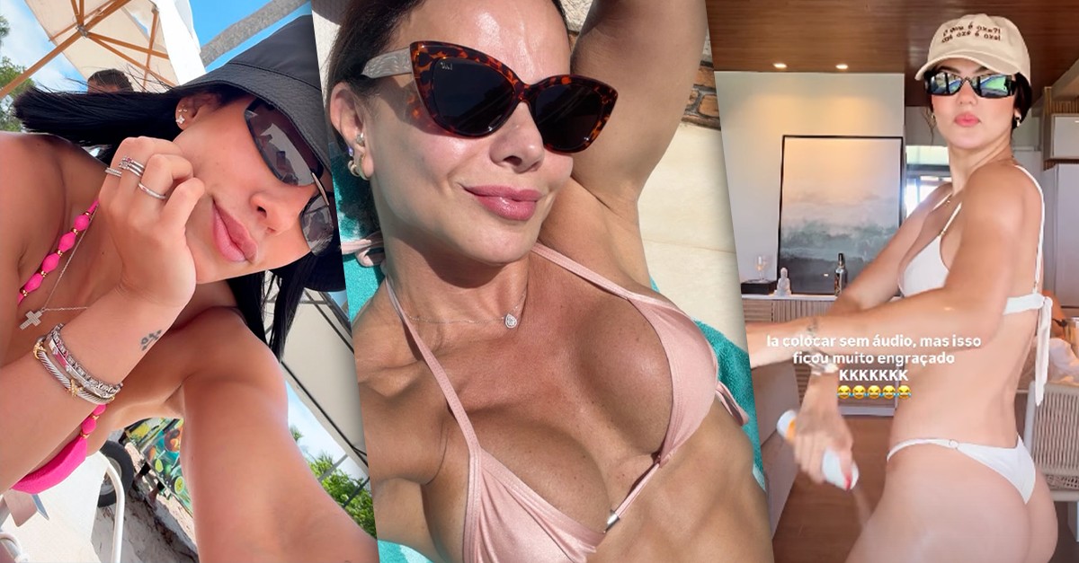 Viviane Araujo, ex-BBBs e mais famosos curtem dia de sol em feriadão