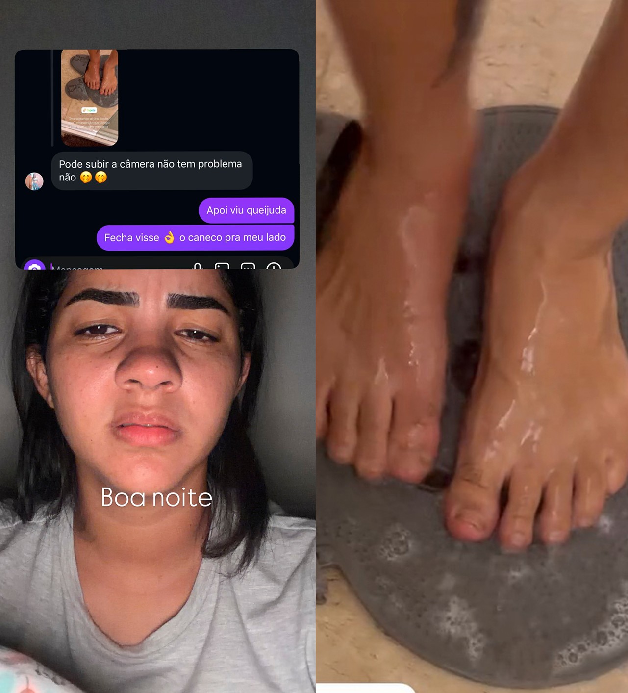 Esposa de João Gomes dá resposta afiada após seguidora pedir para ver mais do cantor no banho