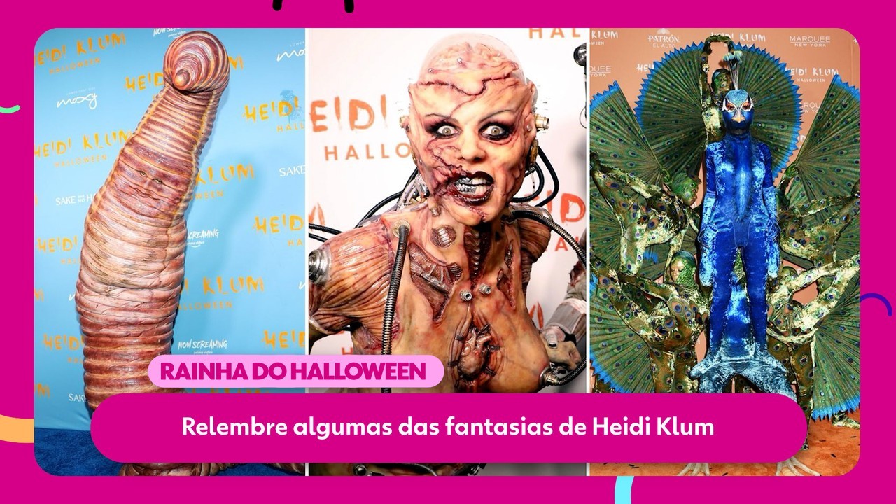 Heidi Klum posa fazendo topless