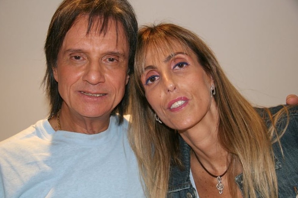 Roberto Carlos e a filha Ana Paula  Foto: Reproduo: Roberto Carlos