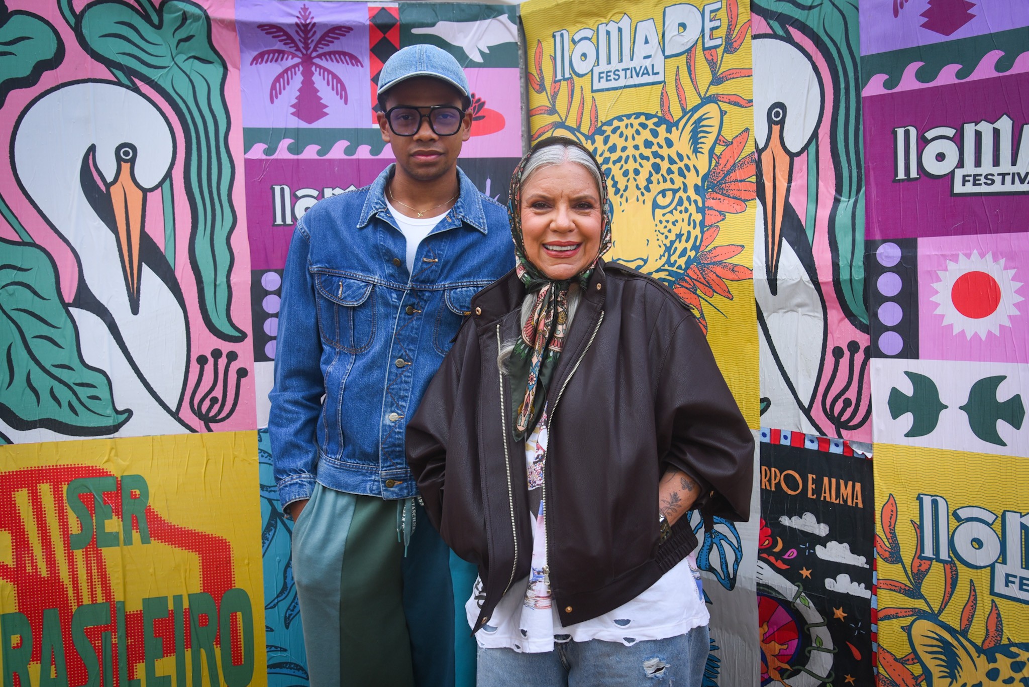 Astrid Fontenelle e o filho esbanjam estilo no Nômade Festival