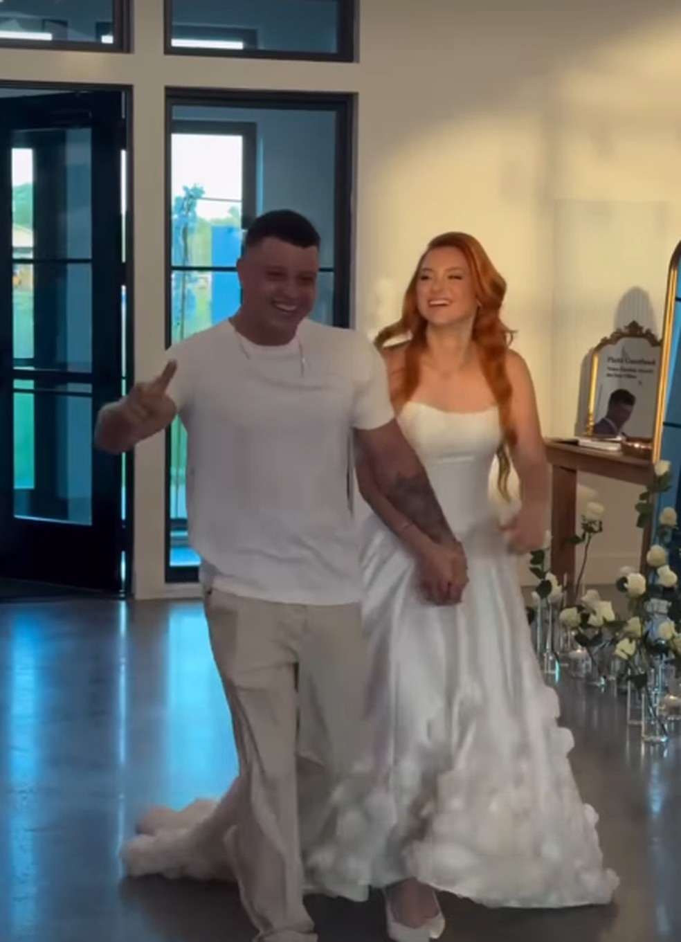 Sofia Liberato se casa em Orlando, nos Estados Unidos — Foto: Reprodução do Instagram