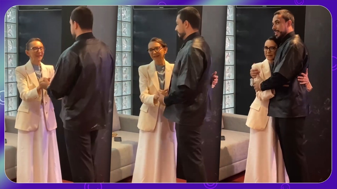 Maike encontra com mãe de Renata após o BBB 25