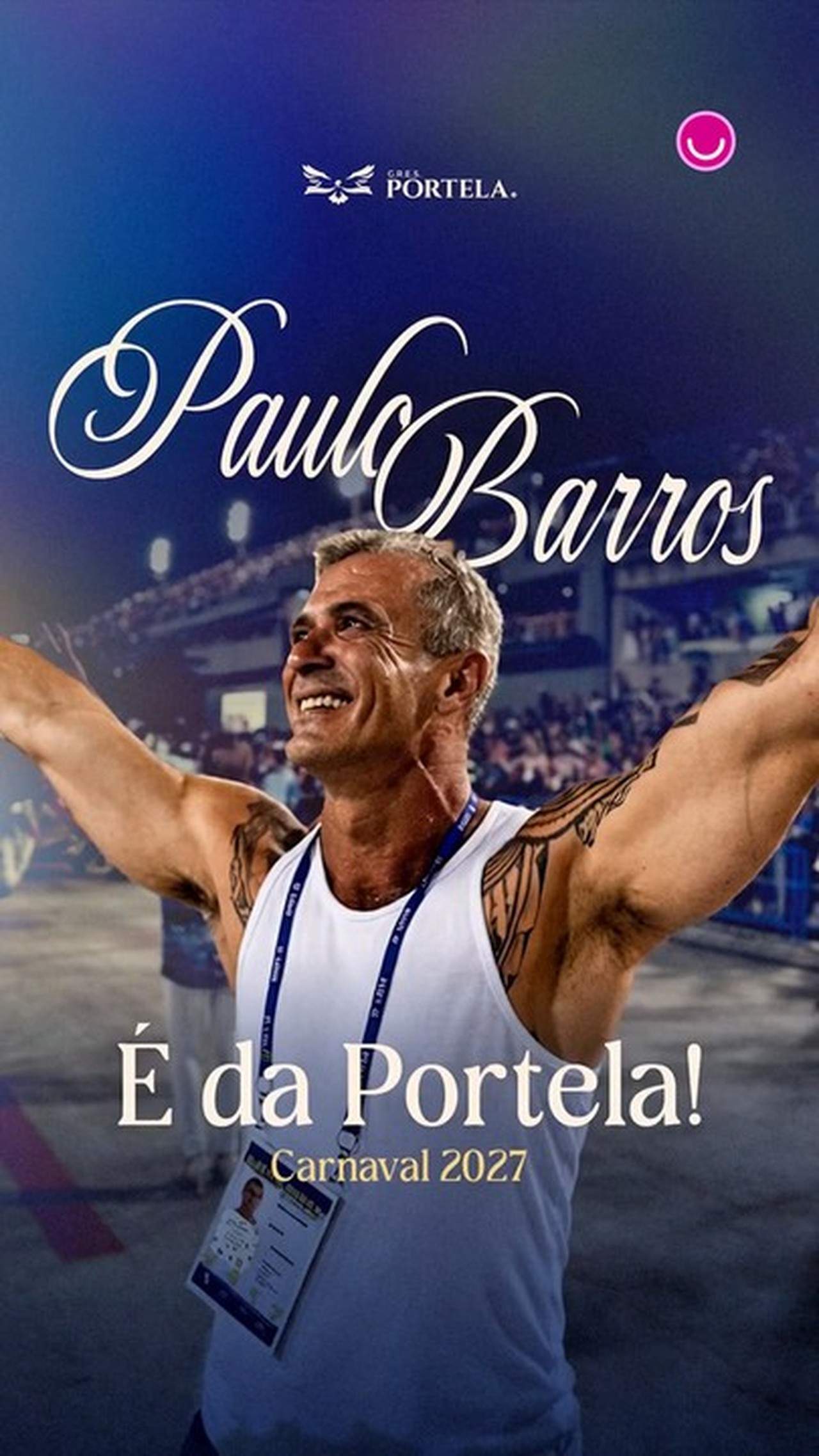 Paulo Barros é anunciado como novo carnavalesco da Portela: 'Vocês pediram e ele voltou!'