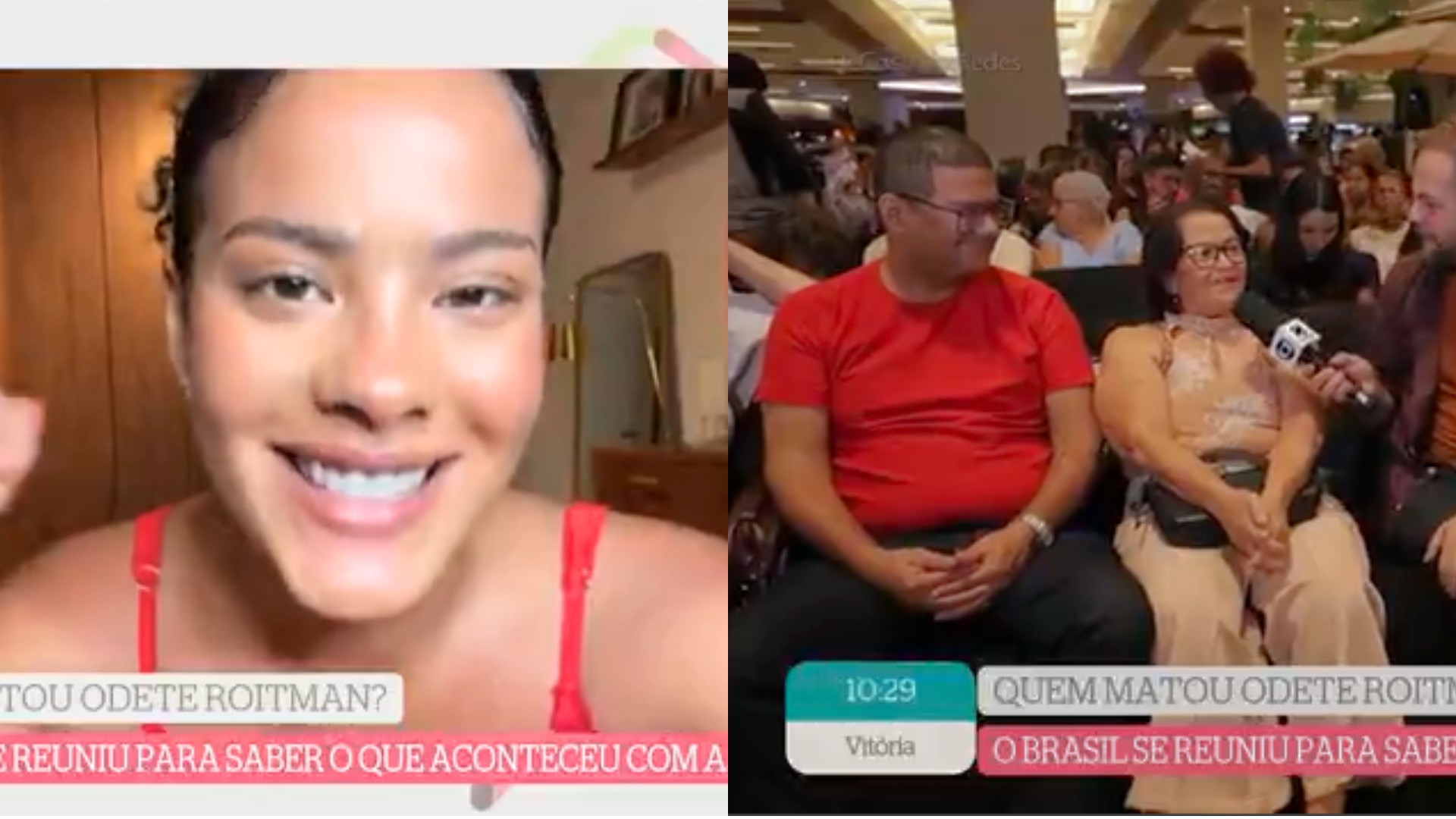 Família de Bella Campos se reúne com multidão em Cuiabá para acompanhar último capítulo de Vale Tudo