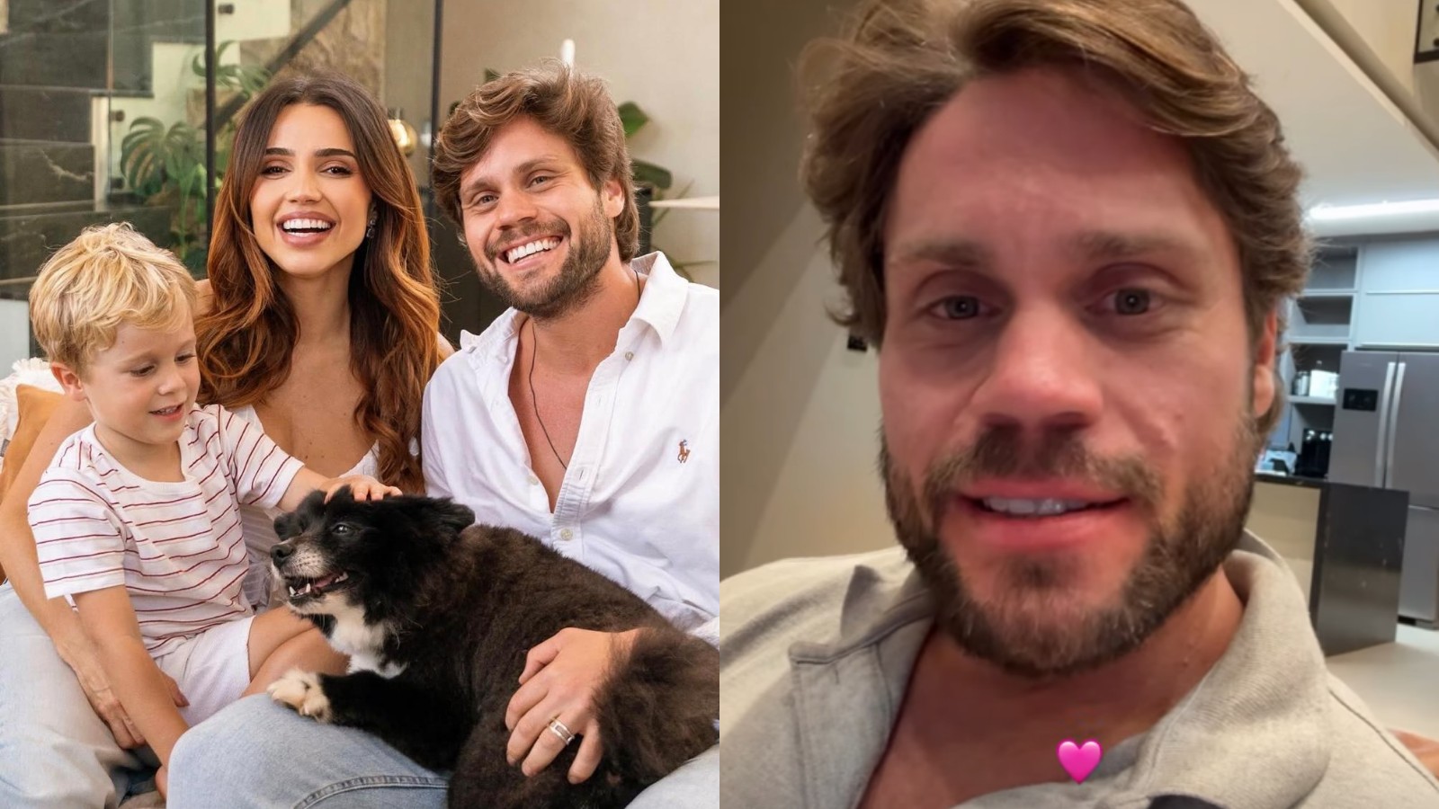 Breno Simões revela escolha de nomes para segundo filho com Paula Amorim e conta palpite: '99% de certeza'