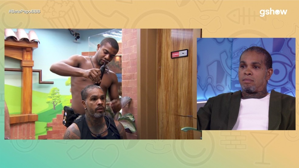 Eliminado, Rodriguinho comenta rivalidade com Davi no BBB 24 — Foto: gshow