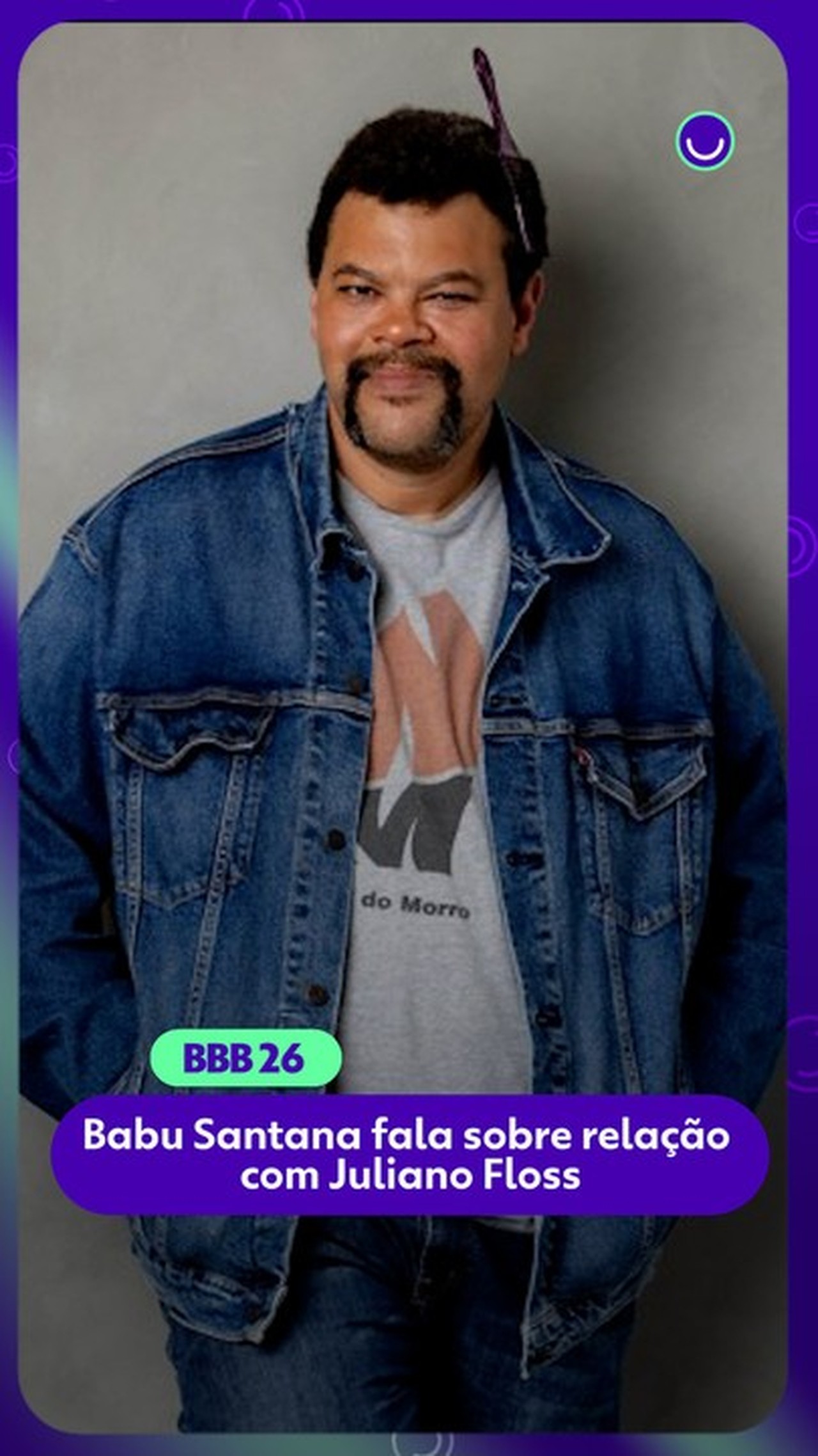 Babu Santana cogita projeto futuro com Juliano Floss: 'A gente teve diálogos tão bonitos de profissão'