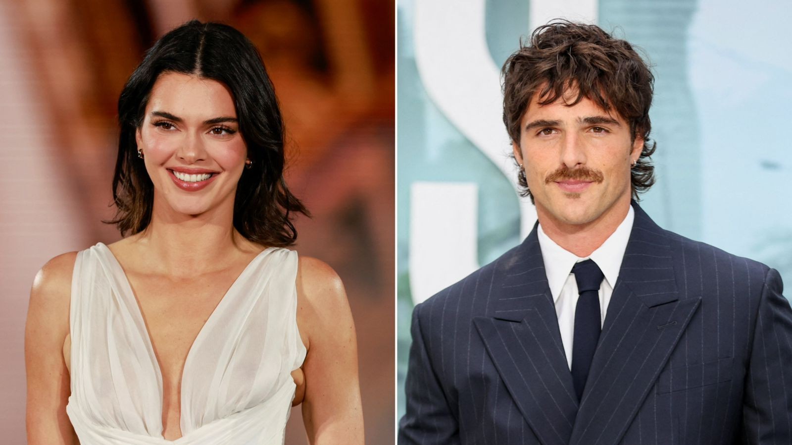 Kendall Jenner e Jacob Elordi juntos durante aparição pública