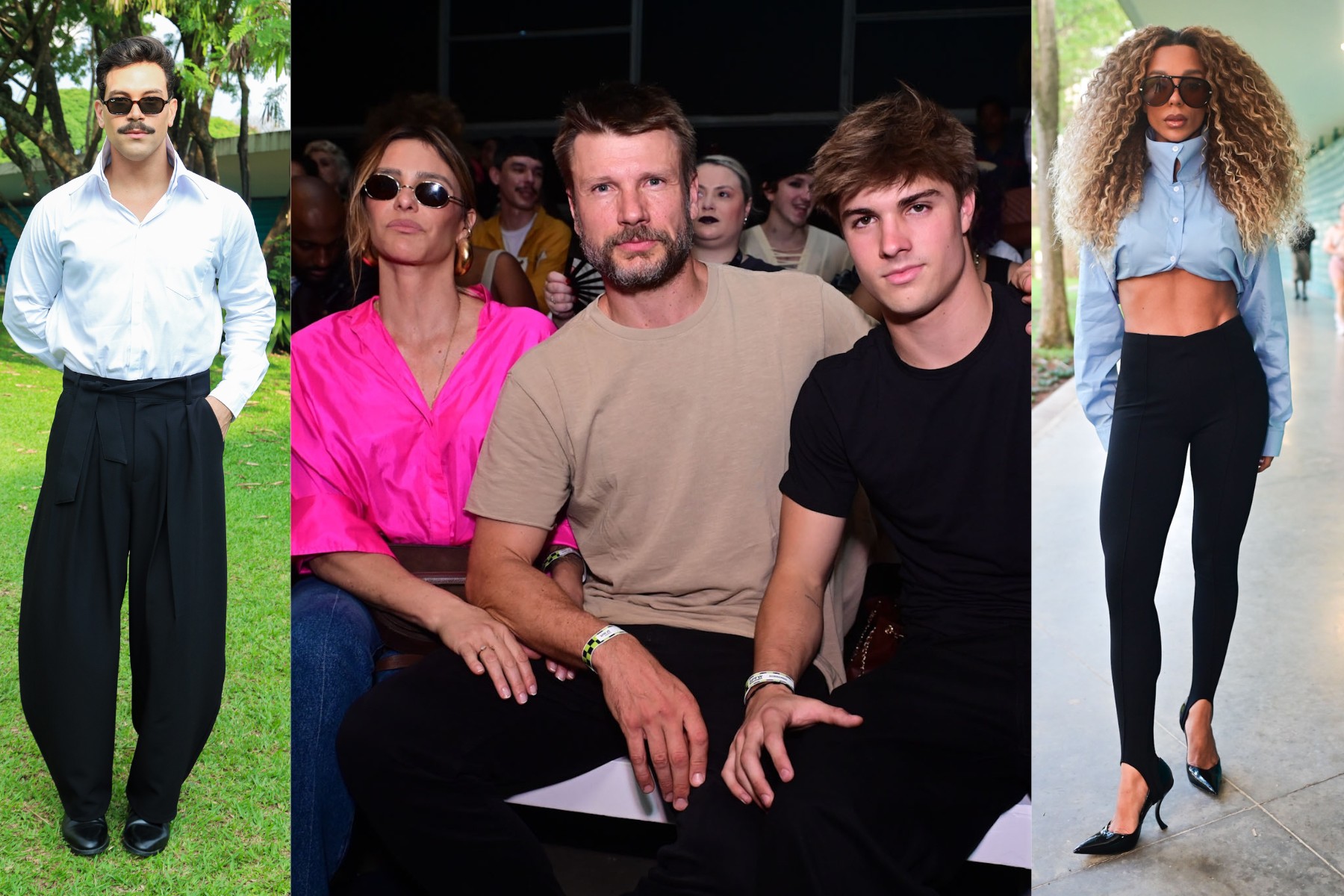 Famosos comparecem ao penúltimo dia do SPFW N61; veja fotos