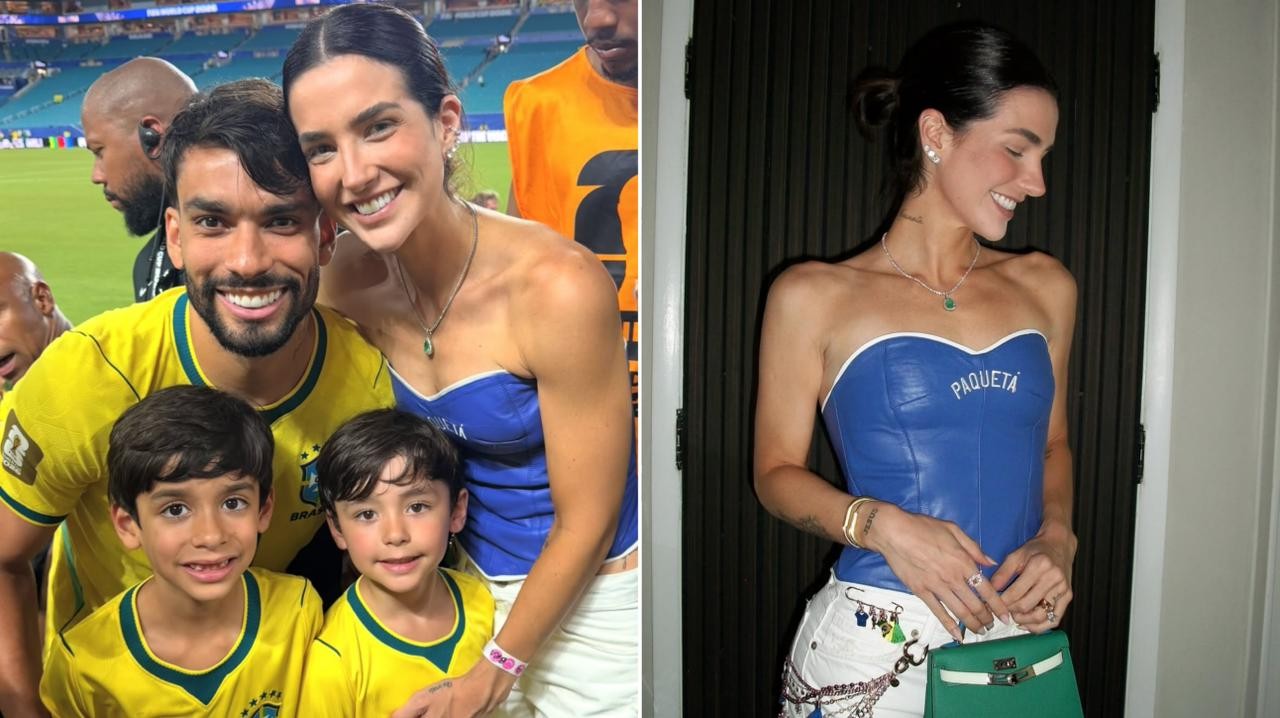 Esposa de Paquetá se declara após vitória do Brasil contra a Escócia: 'Minha vida'