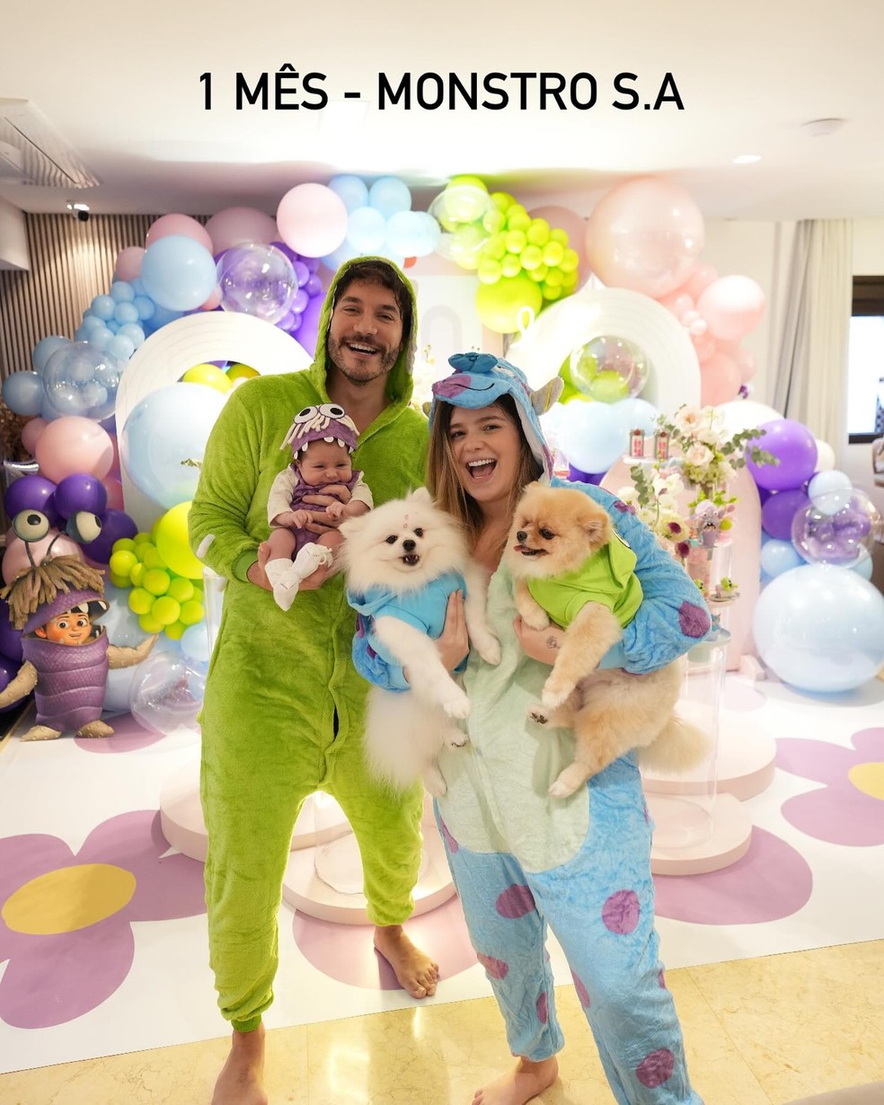 Eliezer e Viih Tube relembram festas de Lua — Foto: Reprodução/Instagram