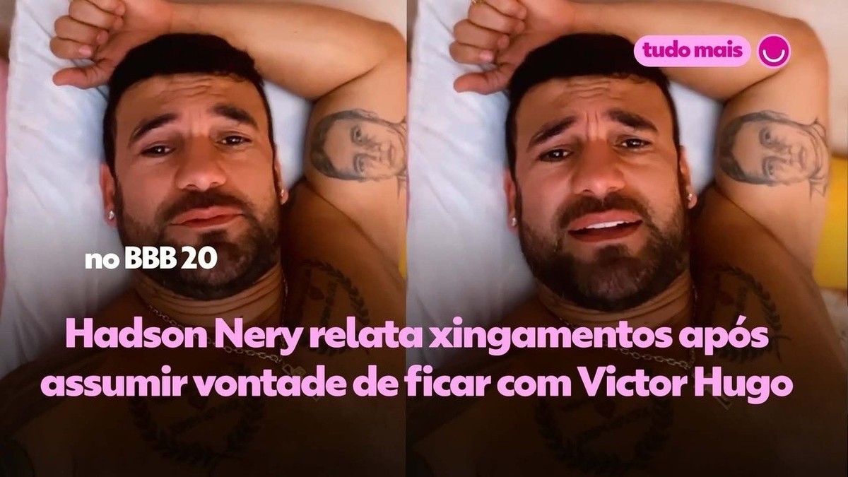 Hadson Nery relata xingamentos após assumir vontade de ficar com Victor  Hugo no BBB 20