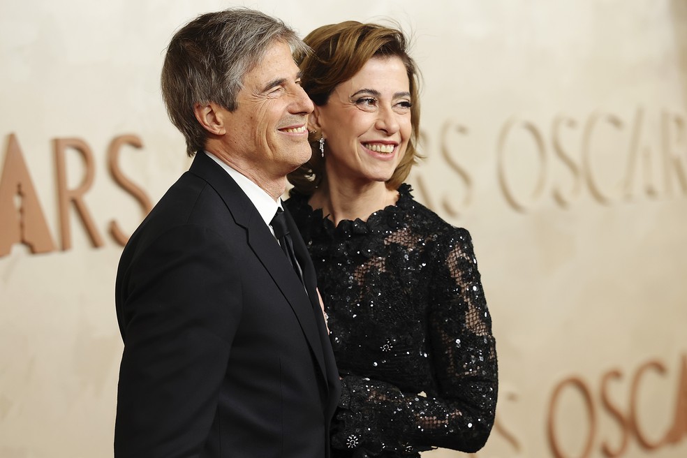 Walter Salles e Fernanda Torres — Foto: Getty Images
