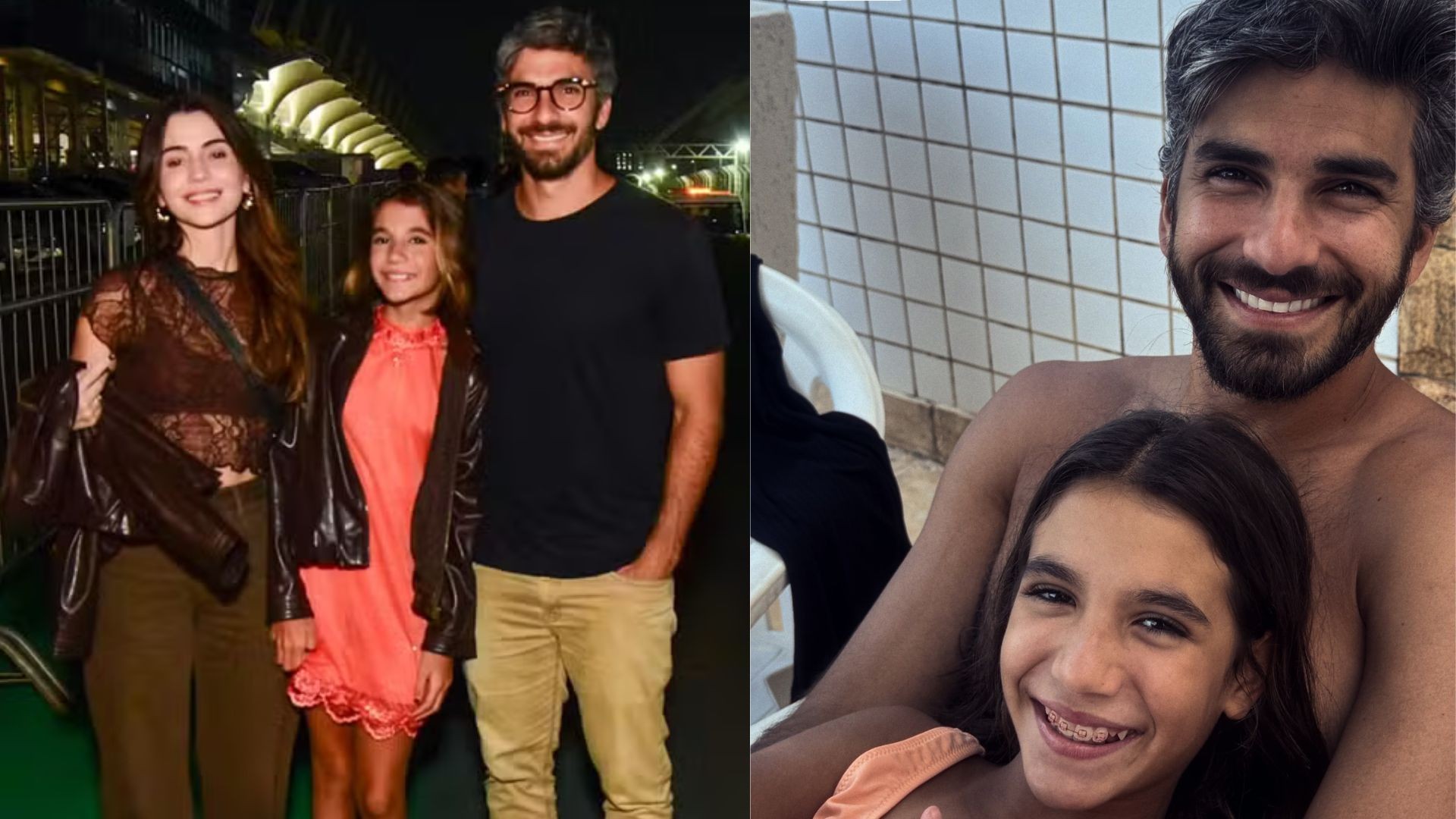 Hugo Moura se diverte ao comparar semelhança com a filha: 'Minha versão feminina'