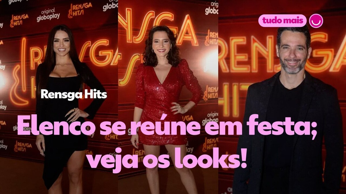 'Rensga Hits': Elenco Se Reúne Em Festa; Veja Os Looks! | Moda & Beleza ...