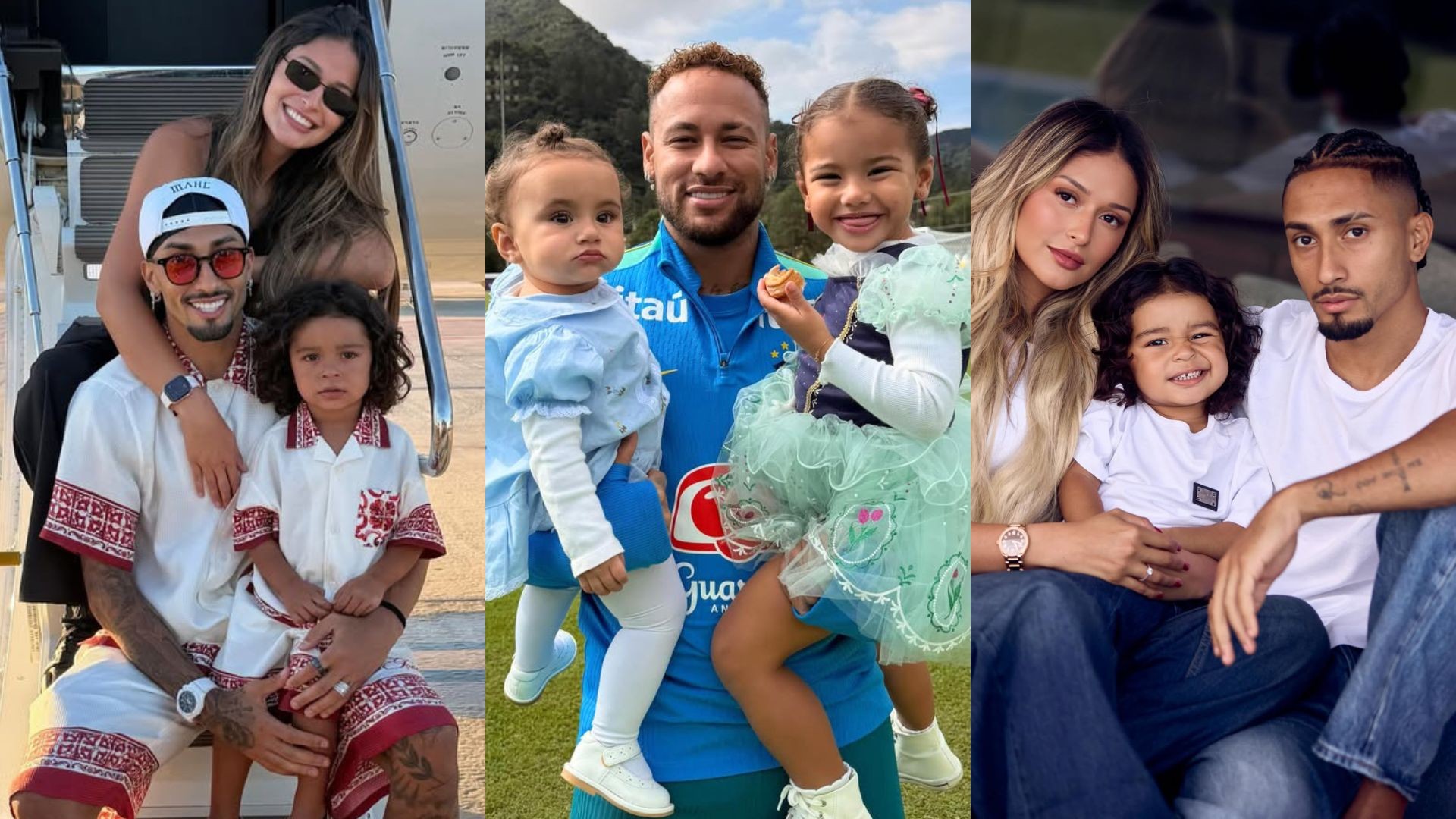 Após Neymar anunciar que vai ser pai pela 5ª vez, veja o ranking dos jogadores da seleção com mais filhos