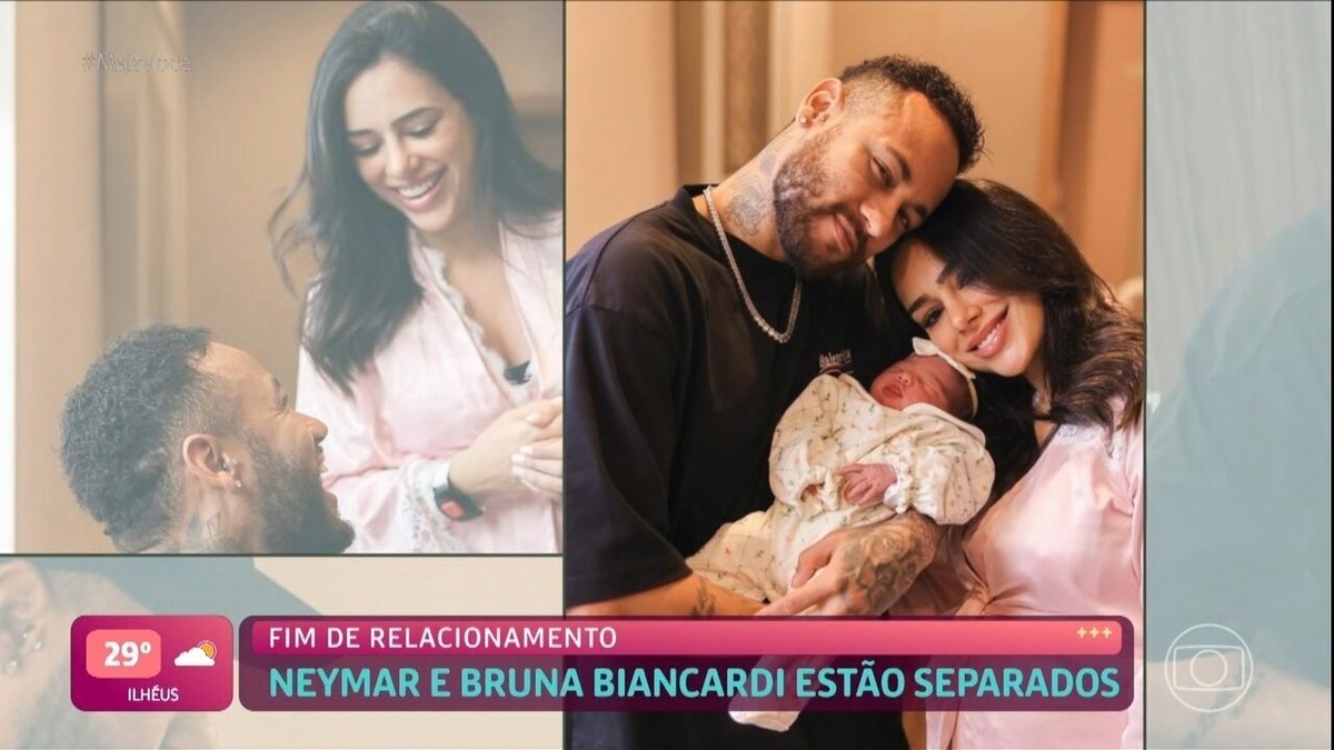 Neymar e Bruna Biancardi estão separados