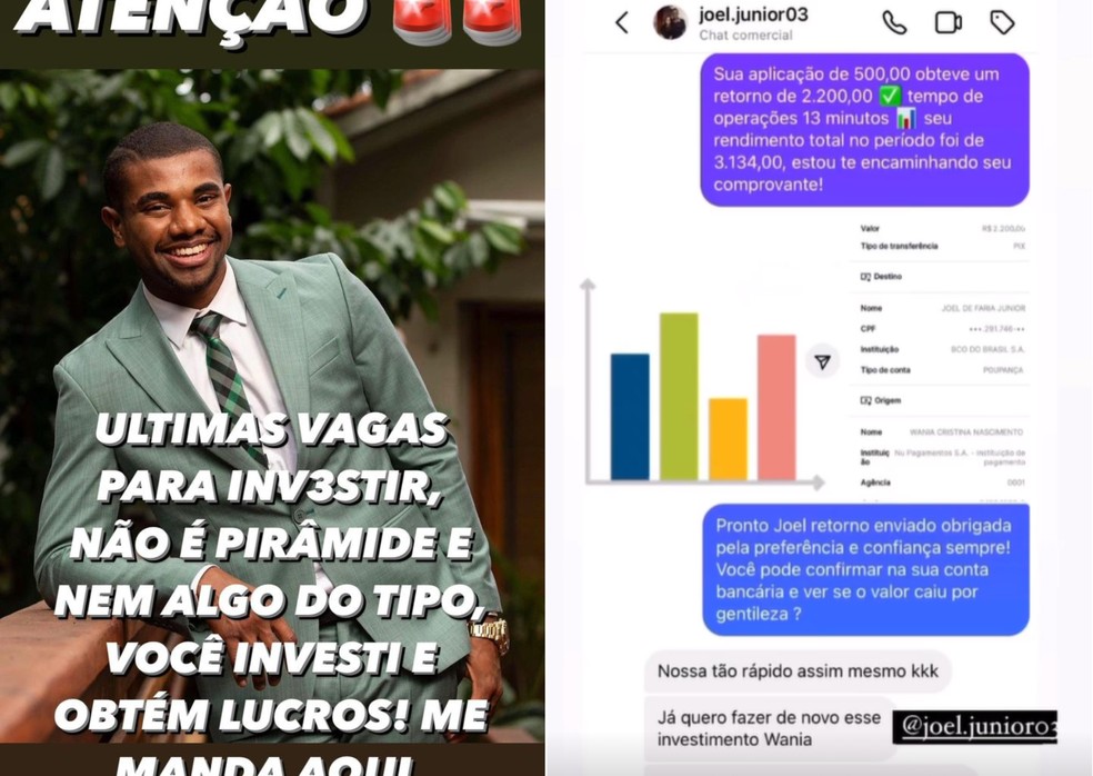 Davi, campeão do BBB 24, é hackeado — Foto: Instagram