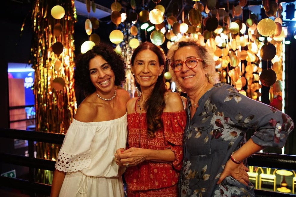 Bela Gil, Flora Gil e Fafá Giordano são as anfitriãs do Expresso2222 em 2026 — Foto: Reprodução/Instagram/@gee.eu