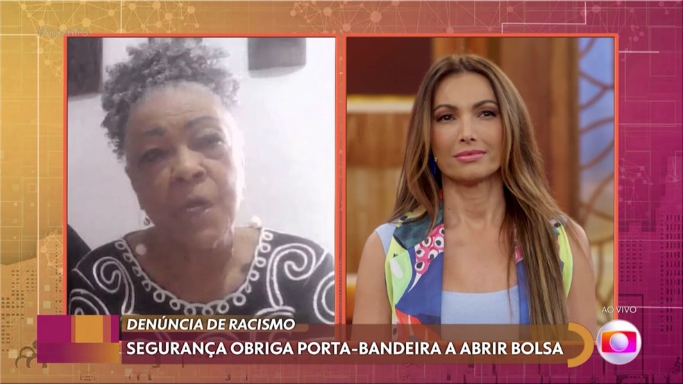 Vilma Nascimento e Patrícia Poeta. Foto: Reprodução de TV