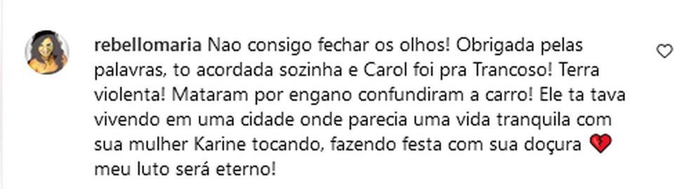 Maria Rabello, mãe de João Rabello — Foto: Reprodução/Instagram