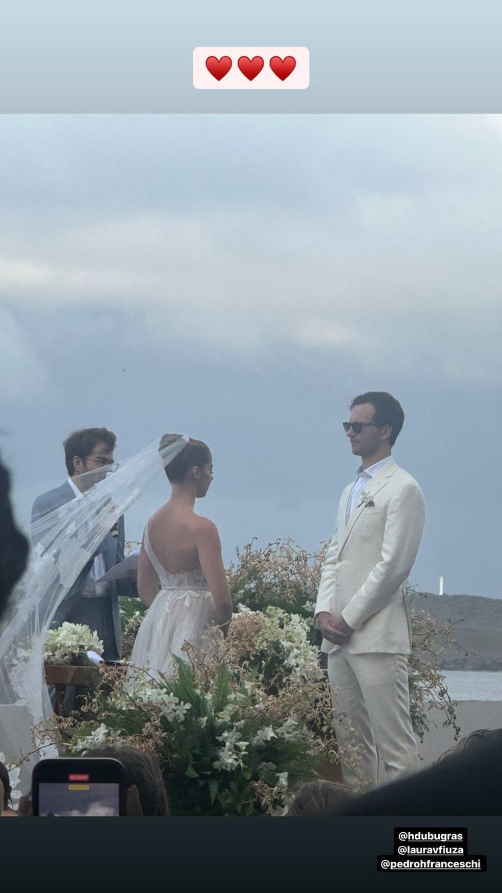 Casamento de bilionário que 'fechou' Noronha: veja tudo o que sabemos sobre — Foto: Reprodução/Instagram