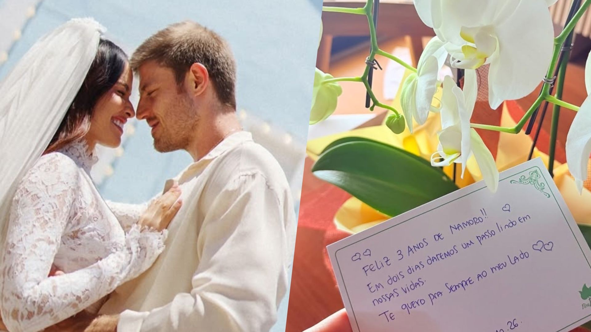 Imagem ilustrativa sobre Juliette e Kaique Cerveny celebram 3 anos de namoro e já realizam cerimônia íntima antes da boda de novembro