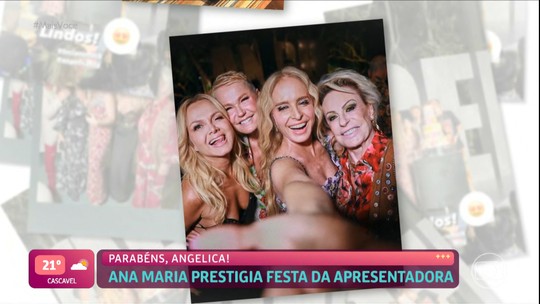 Ana Maria Braga conta que festa de Angélica de 50 anos teve aviso sobre redes sociais - Programa: Mais Você 