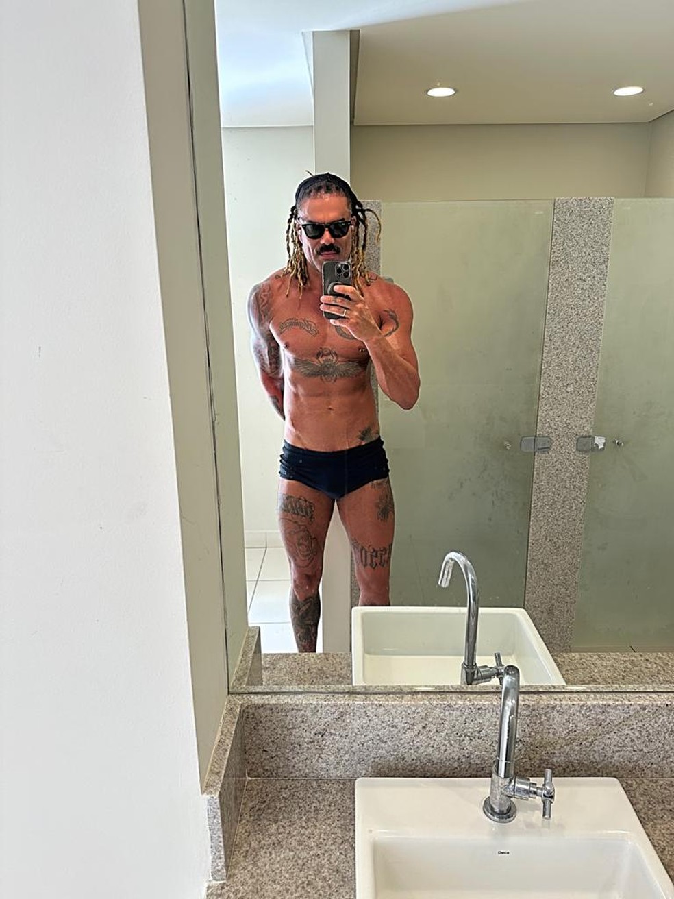 Alan Passos está com 45 anos e é atleta de futebol americano — Foto: Divulgação