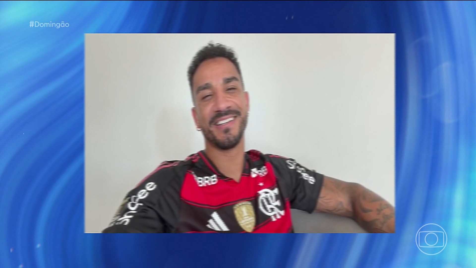 No Domingão com Huck, Danilo fala sobre a vitória do Flamengo: 'Indescritível'