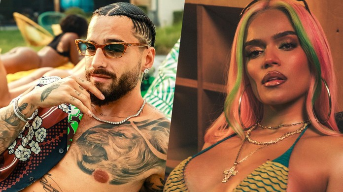 Maluma e Karol G sensualizam em clipe de 'Ta OK remix' e esquentam web |  Cultura Pop | gshow