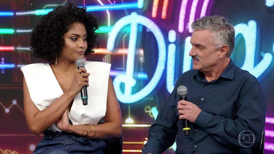 Barbara Reis e Werner Schünemann vencem 'Ding Dong' no retorno do quadro ao 'Domingão' - Programa: Domingão do Faustão 